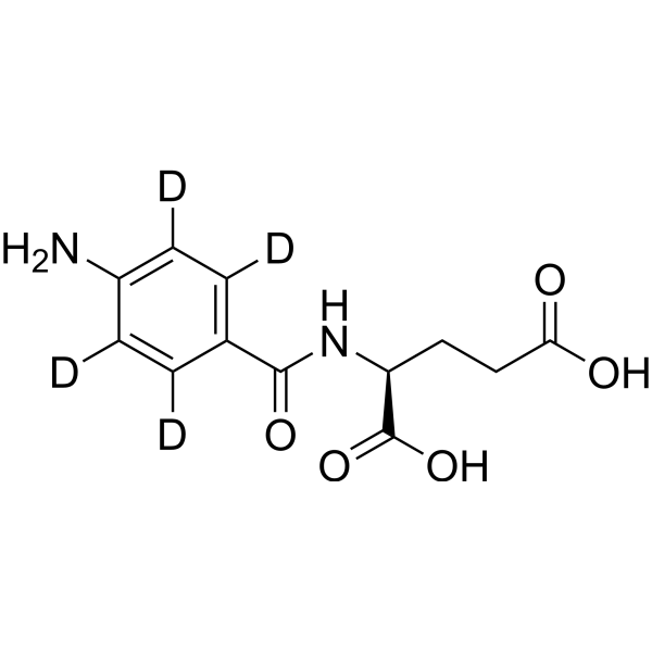 N-(4-Aminobenzoyl)-L-glutamic acid-d4 461426-34-6